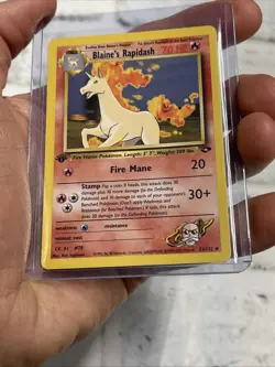 Pokemon 1st Edition Blaine’s Rapidash 33/132 Gym Challenge Near Mint NM Vintage - Image 2