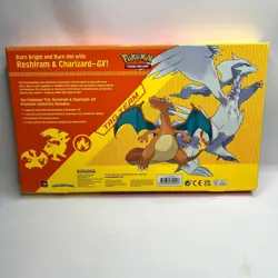 Pokemon TCG Reshiram & Charizard GX Premium Collection Box DAMAGED BOX SEALED - Image 2