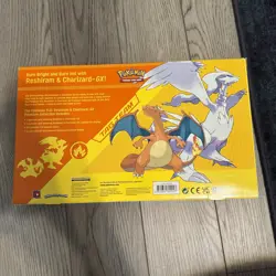 Pokemon TCG Reshiram & Charizard GX Premium Collection Box DAMAGED BOX SEALED - Image 2