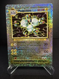 Pokemon TCG Magneton 28/110 Reverse Holo Rare Legendary Collection - Image 1
