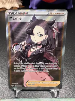 Pokemon TCG Marnie Full Art Trainer 200/202 Sword & Shield 2020 - Image 1