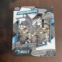 Pokemon TCG Scarlet & Violet Black Bolt Binder Collection Box NEW SEALED - Image 1