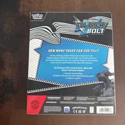 Pokemon TCG Scarlet & Violet Black Bolt Binder Collection Box NEW SEALED - Image 2