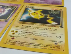 Pokemon TCG 4 Black Star Promos Mewtwo Pikachu Electabuzz Movie Vintage 1999 - Image 5