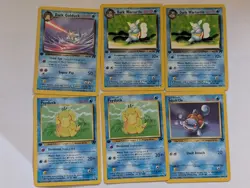 Pokemon TCG 18 First Edition Water Type Cards Mixed Lot Vintage 1999 & 2000 - Image 3