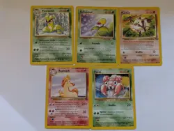 Pokemon TCG Mixed Lot Of 5 Italian Cards Jungle Vintage 2000 - Image 1