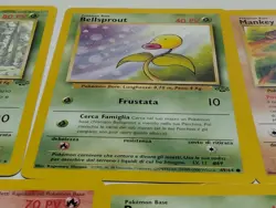 Pokemon TCG Mixed Lot Of 5 Italian Cards Jungle Vintage 2000 - Image 3