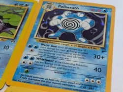 Pokemon TCG 19 cards Poliwag Poliwhirl Poliwrath Vintage 1999 to 2001 One Foil - Image 2