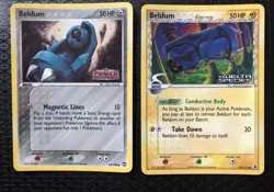Pokemon Beldum Cards 59/113 and 45/108 ex power keepers and ex delta species - Image 1