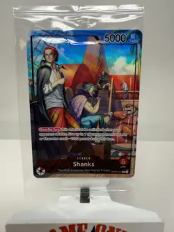July 2025 TCG PSA Magazine One Piece Shanks w/ Sealed Promo Card OP09-001 - Image 2