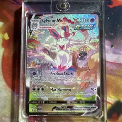 Sylveon VMAX (Alt Art Secret) Pokemon TCG Card 212/203 Evolving Skies. NM! - Image 1
