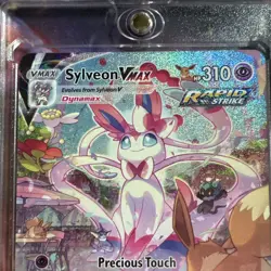 Sylveon VMAX (Alt Art Secret) Pokemon TCG Card 212/203 Evolving Skies. NM! - Image 2
