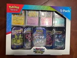 Pokemon Scarlet & Violet - Paldean Fates 5-pack Mini Tins / Costco Bundle - Image 1