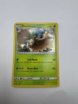 Decidueye Pokemon TCG SM55 Holo Foil Black Star Promo Card Near Mint NM - Image 1