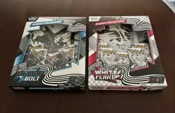 Pokemon Black Bolt and White Flare Binder Collection Bundle Lot Set of 2 - Image 1