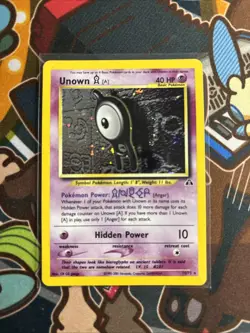 Pokemon Card - Unown [A] Neo Discovery 14/75 Holo Rare - Image 3