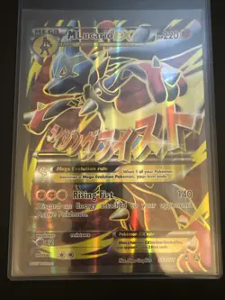 Pokemon TCG M Lucario EX Oversized Promos Card 55a/111 Near Mint English Rare - Image 1