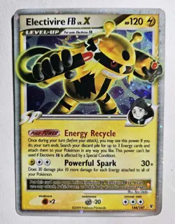 Pokemon TCG Electivire [FB] LV.X Supreme Victors Card 144/147 Holo Rare 2009 MP - Image 1