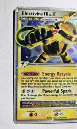 Pokemon TCG Electivire [FB] LV.X Supreme Victors Card 144/147 Holo Rare 2009 MP - Image 2