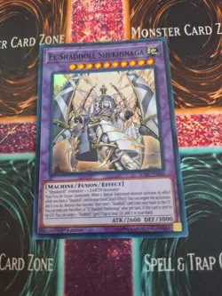 Yugioh El Shaddoll Shekhinaga SDSH-EN048 Super Rare 1st Edition Near Mint - Image 1