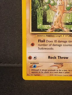 Sudowoodo 77/111 Neo Genesis - LP Condition - 2000 Pokemon Card - Vintage WOTC - Image 3