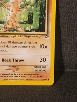 Sudowoodo 77/111 Neo Genesis - LP Condition - 2000 Pokemon Card - Vintage WOTC - Image 5
