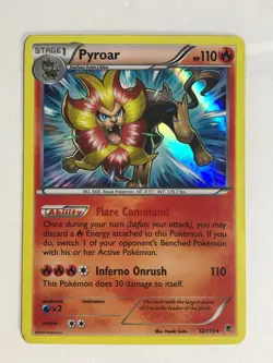 Pokemon Card Phantom Forces Holographic Pyroar 12/119 Moderately Played - Image 1
