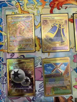 POKEMON TCG GOLD SECRET RARE 9 CARD LOT NM/M - Image 2
