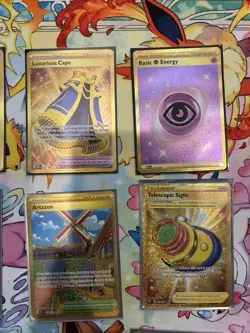 POKEMON TCG GOLD SECRET RARE 9 CARD LOT NM/M - Image 3