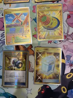 POKEMON TCG GOLD SECRET RARE 9 CARD LOT NM/M - Image 4