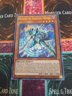 Yugioh Keeper of Dragon Magic CT15-EN004 Ultra Rare Limited Near Mint - Image 1