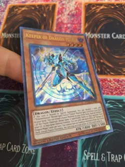 Yugioh Keeper of Dragon Magic CT15-EN004 Ultra Rare Limited Near Mint - Image 2