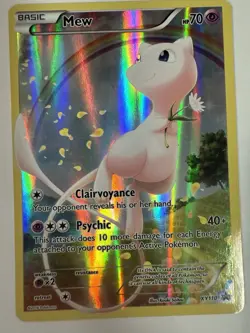 Mew Full Art Holographic Promo XY110 Trading Card (Sold As-Is See Description) - Image 1