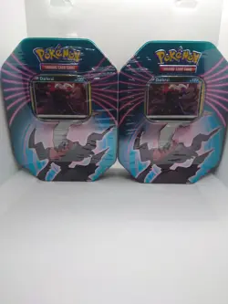Pokemon TCG Mighty Mysterious Darkrai Tin & Promo Card - Factory Sealed Lot Of 2 - Image 1