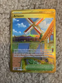 Pokemon TCG Artazon Sv03: Obsidian Flames Holo Hyper Rare Card 229/197 - Image 1
