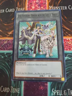 Yugioh Jesse Anderson - Bonder with the Crystal Beasts SDCR-EN047 Super 1st NM - Image 1
