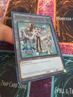 Yugioh Jesse Anderson - Bonder with the Crystal Beasts SDCR-EN047 Super 1st NM - Image 2