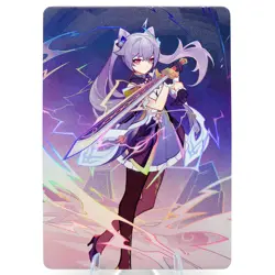 Keqing Lv. 4 (C008) - Genius Invokation TCG - Official Genshin Impact Card - Image 2