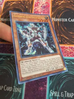 Yugioh Elemental HERO Solid Soldier CT15-EN003 Ultra Rare Limited Near Mint - Image 2