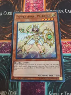 Yugioh Power Angel Valkyria SR05-EN003 Super Rare 1st Edition Near Mint - Image 1