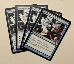(4X) Freed from the Real Saviors of Kamigawa - MTG Magic the Gathering Card - Image 1