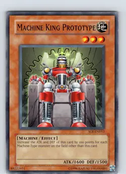 Yu-Gi-Oh Machine King Prototype SOI-EN012 Unlimited Regular Common Card LP-NM - Image 1