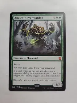 MTG - Ancient Greenwarden - ZNR Regular Mythic #178 - Image 1
