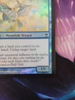 Magic The Gathering Oboro Breezecaller FOIL Saviors of Kamigawa MP - Image 5