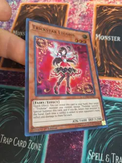 Yugioh Trickstar Lycoris COTD-EN007 Super Rare 1st Edition Near Mint - Image 2