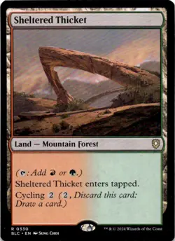 Sheltered Thicket R Commander: Bloomburrow 330 NM - Image 1