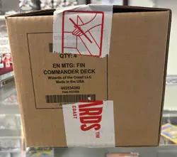 Magic The Gathering (MTG) Final Fantasy Commander 4-Deck Case - Factory Sealed - Image 1