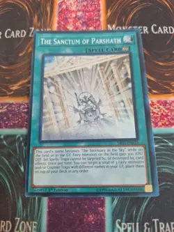 Yugioh The Sanctum of Parshath SR05-EN025 Super Rare 1st Edition Near Mint - Image 1