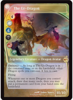 The Ur-Dragon Future Sight Foil. Presale Secret Lair Promo - Image 1