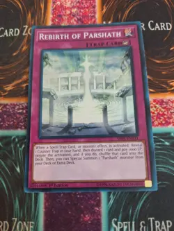 Yugioh Rebirth of Parshath SR05-EN031 Super Rare 1st Edition Near Mint - Image 1